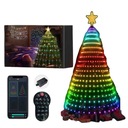 Умные 400-светодиодные рождественские елки с управлением через приложение RGB-текстом с дистанционным управлением