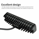 2X48W CAR SUV LED WORKING OVERLAY LIGHTS OFFROAD GRILLES RIDING 12V  photo 8