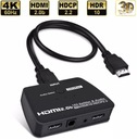 SPLITTER HDMI 1x2 HDCP 2.2 EKSTRAKTOR AUDIO 4K/60