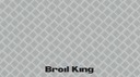 BROIL KING, СЕРЕБРЯНЫЙ КОВРИК ДЛЯ ГРИЛЯ