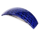 Синяя французская заколка для волос, автоматическая, прочная декоративная заколка для волос