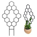 PODPÓRKA DO KWIATÓW DRABINKA DO ROŚLIN PNĄCYCH PERGOLA CZARNA XL 44cm