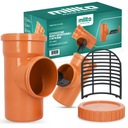 РЕВИЗИЯ ЖЕЛОБА Водосточная труба 110 ФИЛЬТР Заглушка для желоба