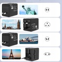 Przejściówka Angielska Gniazdka Wtyczka Uniwersalna USA UK EU AUST 2 x USB Stan opakowania oryginalne