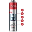 CZYNNIK КОНДИЦІОНЕРА R1234YF CARFIX AC 5W1 +50% КОРОБКА 500ML GOTOWY КОМПЛЕКТ  (18705215437) фото min 14