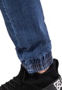 Pánske džínsové nohavice TMAVOMODRé joggery BARCUS veľ.31 Dĺžka nohavíc dlhá