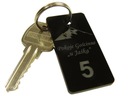 Брелоки для ключей, брелоки для отелей с логотипом, гравировкой 4х7см - 50 шт.