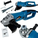 УГЛОВАЯ ШЛИФОВАЛЬНАЯ МАШИНА 230 ММ 2000 ВТ SOFT START STRONG ЧЕРНАЯ