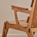 Офисный стул со спинкой Декоративное детское кресло для гостиницы HFST02-BR