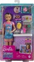 Lalka Barbie Mattel Skipper Pierwsza Praca Bar z Przekąskami Zestaw HKD79 Seria I can be