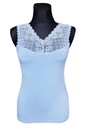 TOP BLUZKA PODKOSZULKA KOSZULKA Z KORONKĄ DAMSKA