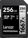 Lexar SDXC 256GB Professional 1667x UHS-II U3