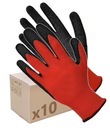 Рабочие перчатки STRONG LATEX B+R Перчатки латексные шероховатые x10 пар