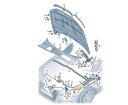 AUDI A4 B9 MOULURE REVÊTEMENTS PHARES AVANT GAUCHE 8W0805285Aphoto 10