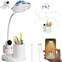 СВЕТОДИОДНАЯ НАСТОЛЬНАЯ ЛАМПА USB-C ДЛЯ ЗАЩИТЫ ГЛАЗ С ПРОЕКТОРОМ И ДЕРЖАТЕЛЕМ РУЧКИ