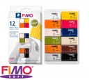 НАБОР МЯГКОЙ ПЛАСТИКОВОЙ ПАСТЫ FIMO, 12 ЦВЕТОВ. ЕСТЕСТВЕННЫЙ