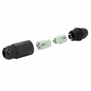 Konektor kablowy Gniazdo-wtyczka 3PIN IP68 Waga produktu z opakowaniem jednostkowym 1 kg