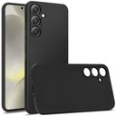 Чехол для Samsung Galaxy S24+ Plus CASE MATT BACK MATT SOFT + GLASS 9H