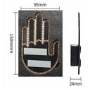 REKA LED PRIME ON TYLON GLASS CAR SYGNALIZATOR GESTOW CENTRAL AXIS PIN 