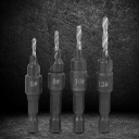 4PCS КОМПЛЕКТ WIERTARKI ZE СТАЛІ WEGLOWEJ 6-12# Z AKCESORIAMI ВІДДІЛ ІНСТРУМЕНТІВ 95  (17895454390) фото min 14