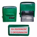 НА СООТВЕТСТВИЕ ОРИГИНАЛУ Штамп Wagraf b2s