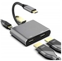 АДАПТЕР-концентратор USB-C 4-в-1 4Apple_pl 2x HDMI 4K USB 3.0 Подача питания 100 Вт