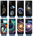 Чехол для Xiaomi Redmi Note 11 Pro с узорами Космос Земля Луна Планеты НЛО
