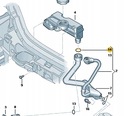 Новое оригинальное уплотнительное кольцо масляного бака Audi VW Skoda