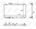 RADUADOR LÍQUIDO / POR PIEZAS PIEZAS DE REPUESTO NRF 58537 