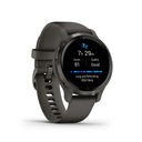 GARMIN VENU 2S smartwatch zegarek sportowy szary Kolor szary