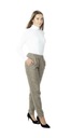 MEWA WYGODNE SPODNIE DAMSKIE CASUAL NA GUMCE 48