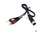 кабель 2 штекера RCA - DIN-5 IN RADMOR 0,7 м