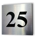 Табличка АЛЮМИНИЕВАЯ табличка Номер дома 24 х 24