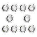 10 PIECES POPIELNICZEK ZE STEEL STAINLESS STEEL Z WIATROSZCZELNA LID DO AT HOME I BIURA  photo 7