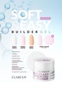 CLARESA - Budujúci gél Soft&Easy builder gel Sweet Sugar 12g Kód výrobcu 5903819820492