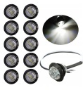 10X LED (СВІТЛОДІОД) MARKER LAMPS 3LED (СВІТЛОДІОД) 12V/24V  (17025315218) фото min 13