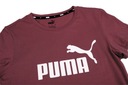 PUMA T-Shirt damski Essential Logo bordowy S Waga produktu z opakowaniem jednostkowym 0 kg