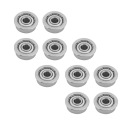 F624ZZ KOLNIERZYKOWE MINIATUROWE BEARING KULKOWE 10 SZT. PODWOJNIE EKRANOWANE 4X13X5MM  photo 8