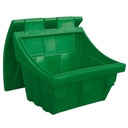 Контейнер-ящик для песка, песка и соли для тротуаров, 150 кг, зеленый