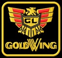 Патч для фанатов Honda GoldWing Gold Wing GL, вышитый термофольгой