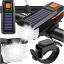 ПЕРЕДНИЙ ФОНАРЬ ВЕЛОСИПЕДА LED T6 SOLAR HORN
