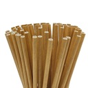 Бумажные трубочки-трубочки для НАПИТКОВ - крафт, коричневые - 100 шт.