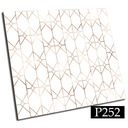 Самоклеящаяся плитка ПВХ 20см Rose Gold Line