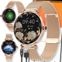 SMARTWATCH ЧАСЫ МЕНЮ СМОТРЕТЬ PL ЖЕНЩИНЫ РАЗГОВОРЫ СПОРТ ПОЛЬСКИЙ ПУЛЬС ШАГИ