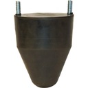 Gumiütköző két csavarral rögzíthető