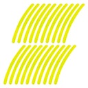 СВЕТООТРАЖАЮЩИЕ НАКЛЕЙКИ Светоотражатели для велосипеда, светоотражатели для обода - 20 шт.