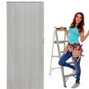 DRZWI HARMONIJKOWE WEWNĘTRZNE SKŁADANE/ŁAMANE SZARY DĄB 80CM