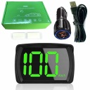БАГАТОФУНКЦІОНАЛЬНИЙ СПІДОМЕТР LED (СВІТЛОДІОД) GPS HUD ЦИФРОВИЙ KM/H 80 X 54MM Z АДАПТЕР  (17603106021) фото min 11