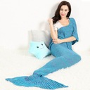 ОДЕЯЛО «ХВОСТ РУСАЛОЧКИ» ТОЛСТЫЙ СПАЛЬНЫЙ МЕШОК В ПОДАРОК ​​ОТ PL