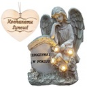 ПРИЗОВ АНГЕЛА-ХРАНИТЕЛЯ с надписью ПОКОЙСЯ С МИРОМ на могилу Вашего СЫНА, 21,5 СМ